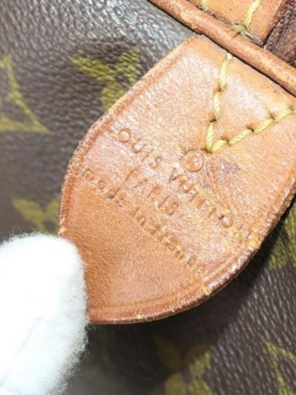 LOUIS VUITTON Monogram Sac Souple 35 Boston Bag M41626 LV Auth BA9507 - Picture 12 of 15